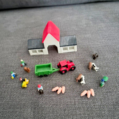 Playmobil micro farm set with - set,