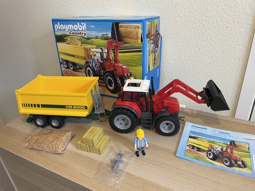 Playmobil tractor and - tractor, feed