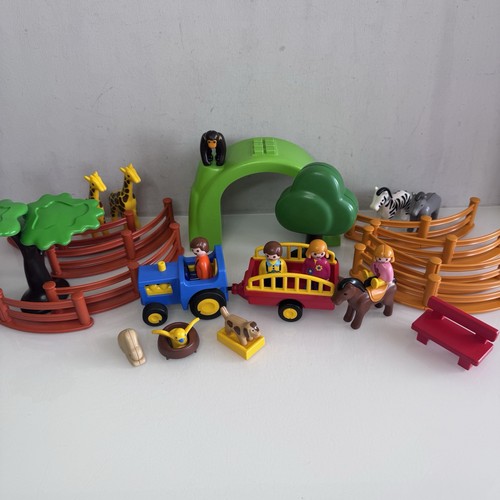 Playmobil 123 farm zoo set - 123,