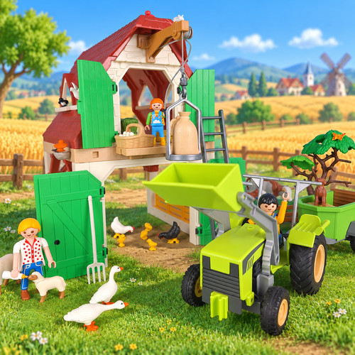 Playmobil 70887 large farm - large,