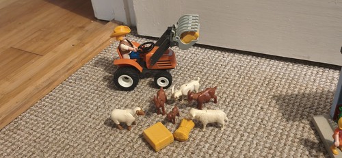 Playmobil tractor with front - playmobil,