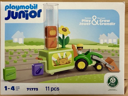 Playmobil junior 71773 tractor - junior,