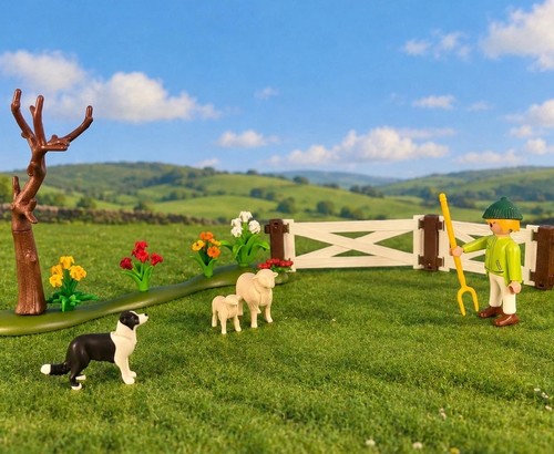 Playmobil sheep farmer - playmobil,